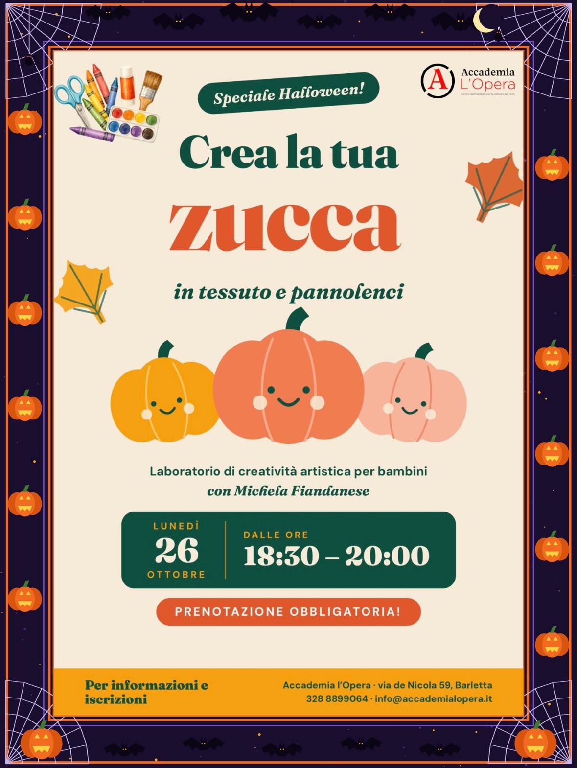 Speciale HALLOWEEN - CREA LA TUA ZUCCA